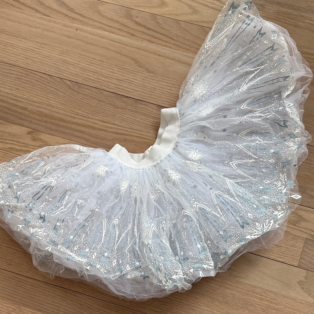 Great Pretenders - Size 4-6 - Sparkling White and Blue Tutu Skirt